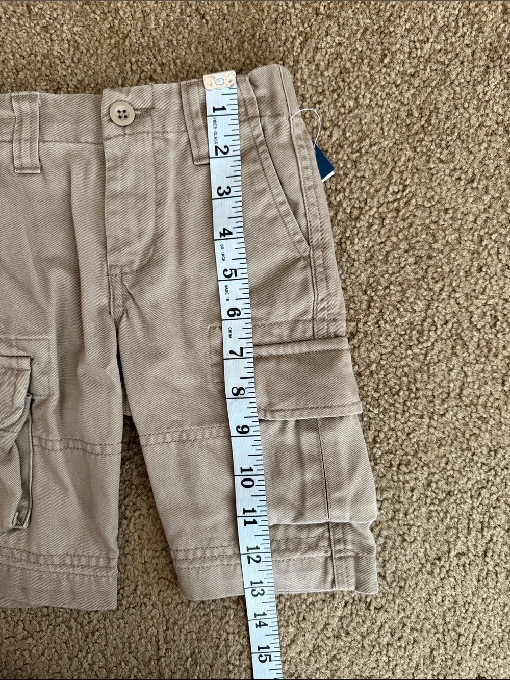 NWT 9m Ralph Lauren Tan Chino Cargo Shorts